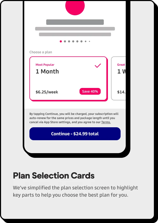 Plan Selection Paywall