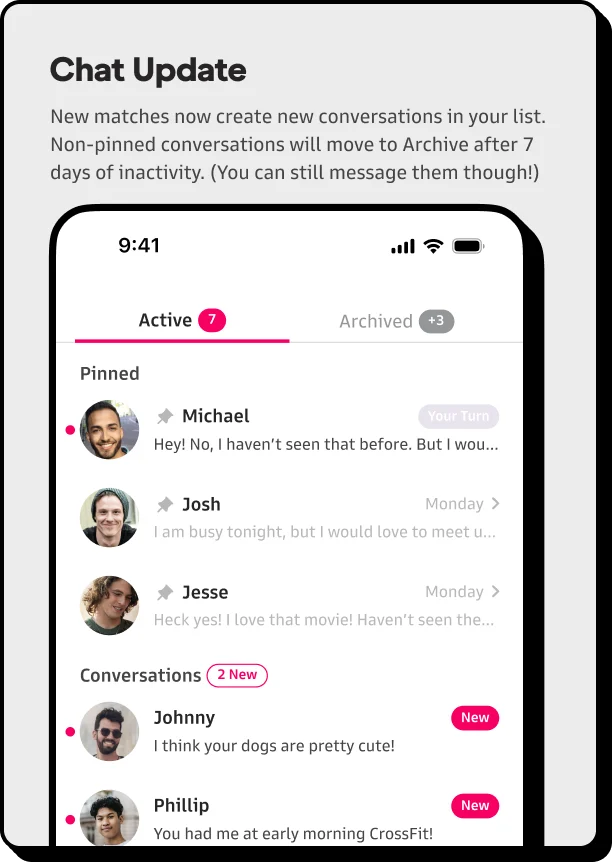 Chat Threads Update