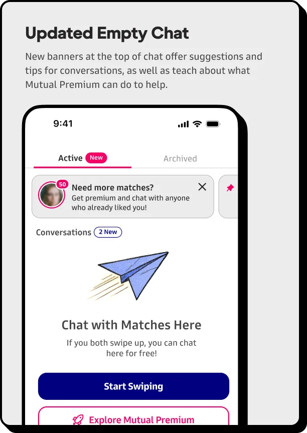Updated Empty Chat